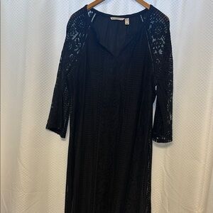 Isaac Mizrahi Black Lace shift Dress
